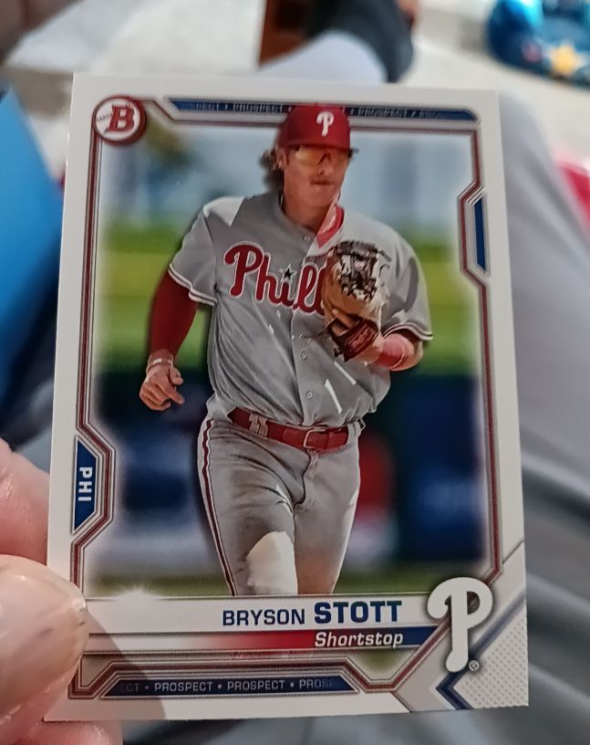 2021 Bowman Prospects #BP-17 Bryson Stott — front