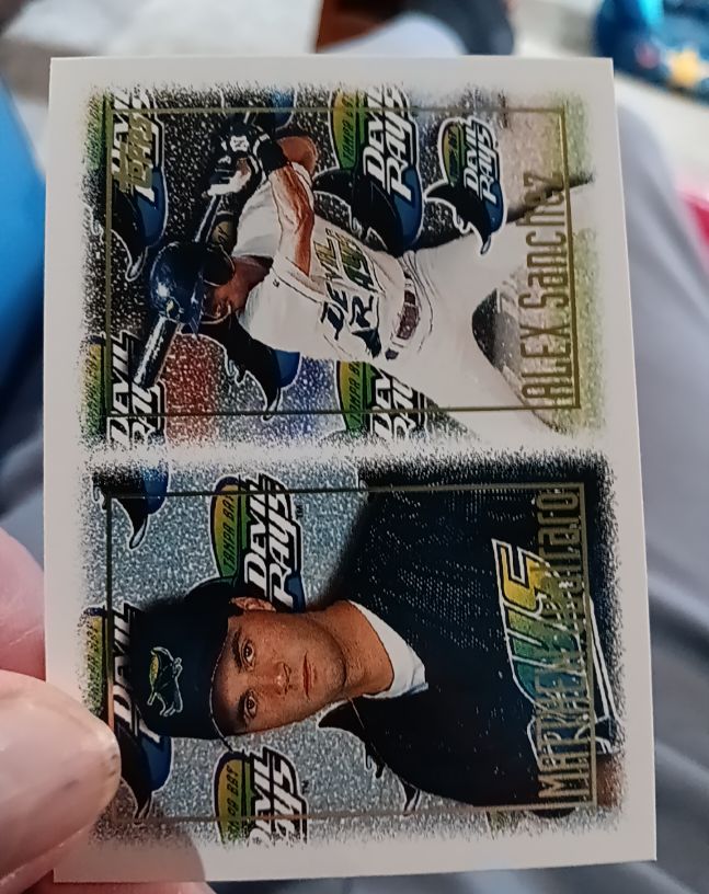 1997 Topps #252 Alex Sanchez / Matt Quatraro — front