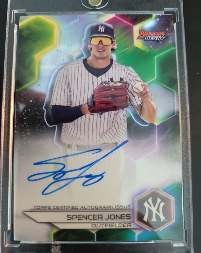 2023 Bowman's Best #B23-SJ Spencer Jones — front