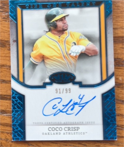 2024 Topps Tier One Talent Autograph #T1TA-CC Coco Crisp — front