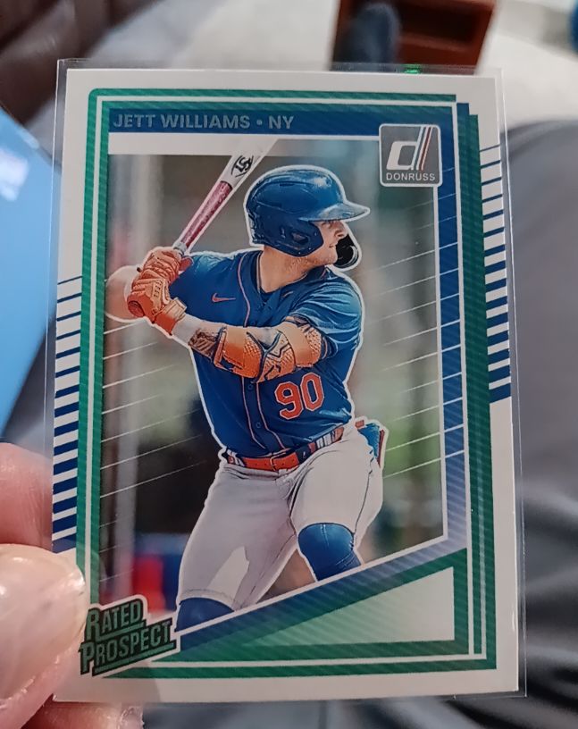2025 Donruss #167 Jett Williams Rated Prospect — front