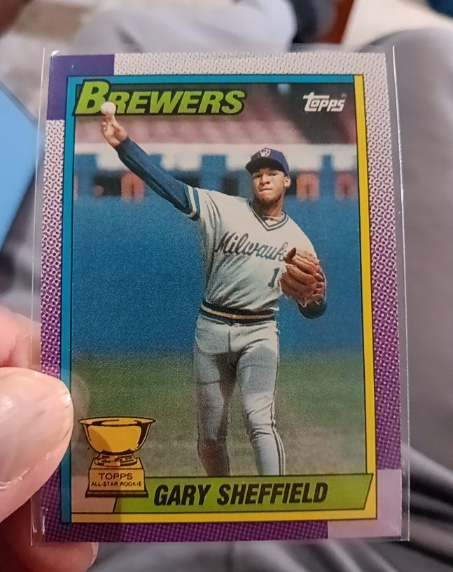 1990 Topps #718 Gary Sheffield — front