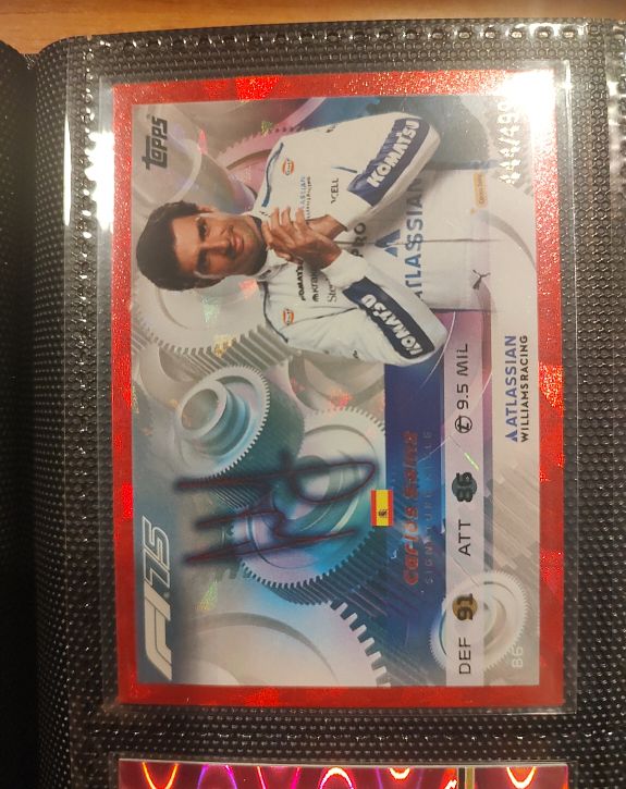 2025 Topps F1 Turbo Attax #86 Carlos Sainz — front