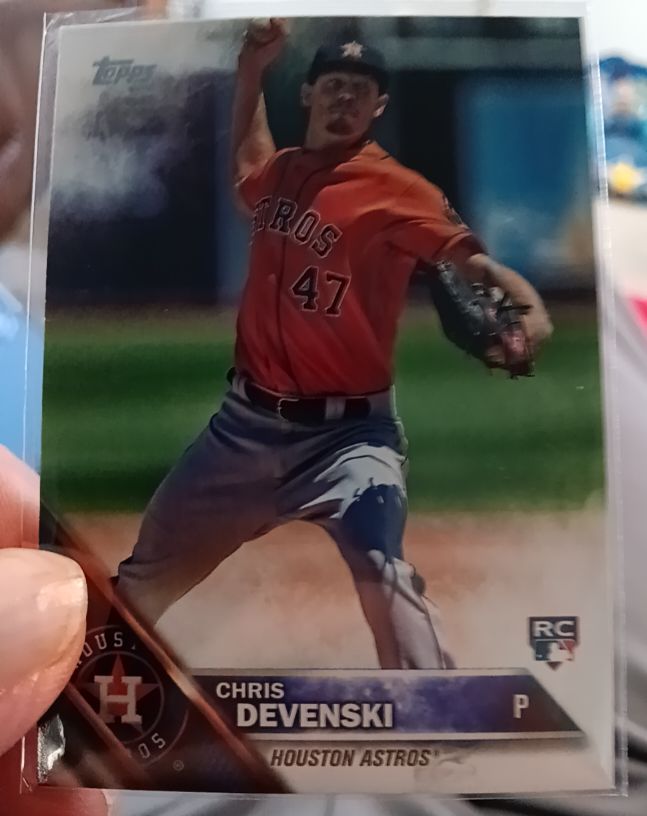 2016 Topps #70 Chris Devenski — front