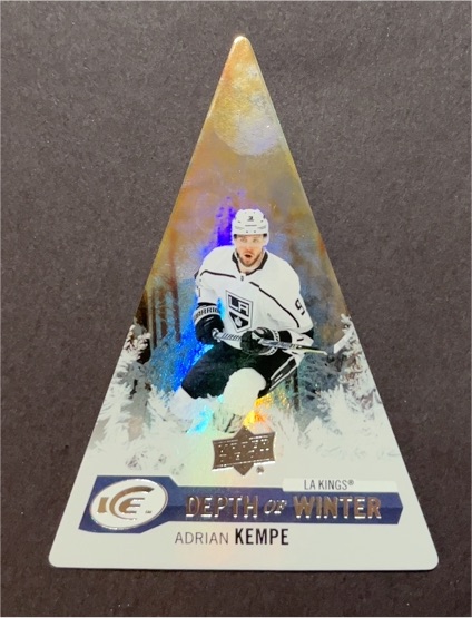 2023-24 Upper Deck Ice Depth of Winter #DW-25 Adrian Kempe — front
