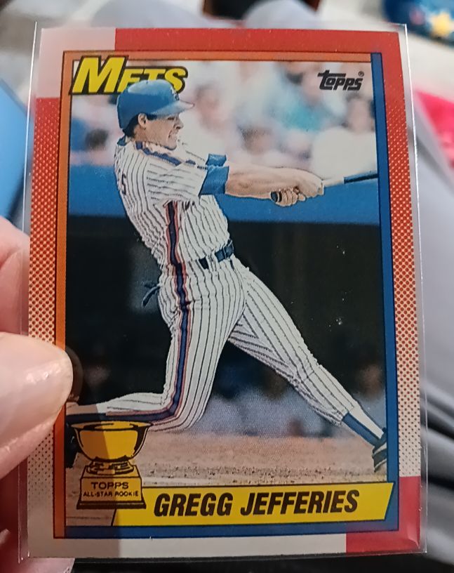 1990 Topps #457 Gregg Jefferies — front