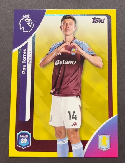 2025-26 Topps Premier League #21 Pau Torres — front
