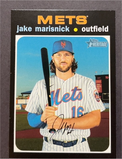 2020 Topps Heritage #693 Jake Marisnick — front