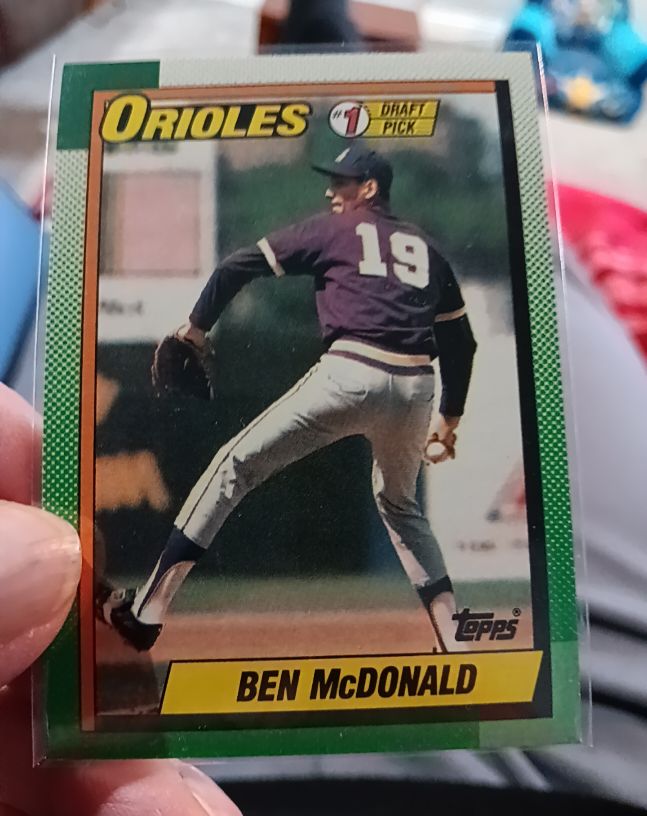 1990 Topps #774 Ben McDonald — front