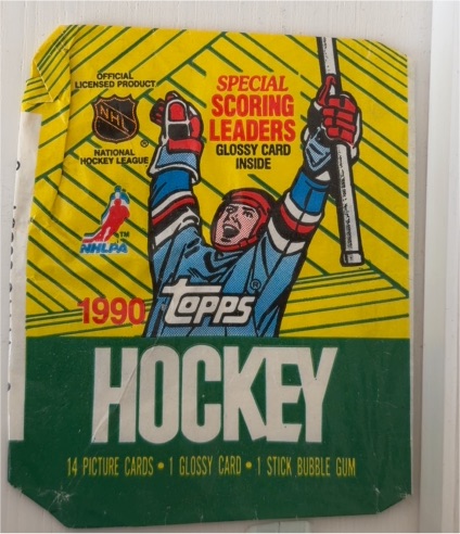 1990 Topps Hockey Wax Pack — front