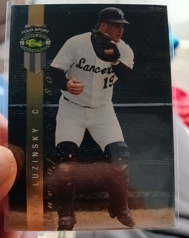 1992 Classic Four Sport #90 Ryan Luzinsky — front