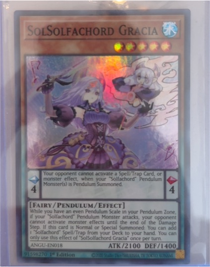 Yu-Gi-Oh! ANGU-EN018 SolSolfachord Gracia — front