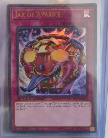 2016 Yu-Gi-Oh! #LDK2-ENK38 Jar of Avarice — front