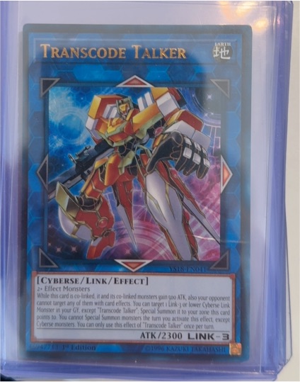 Yu-Gi-Oh! 2018 YS18-EN041 Transcode Talker — front