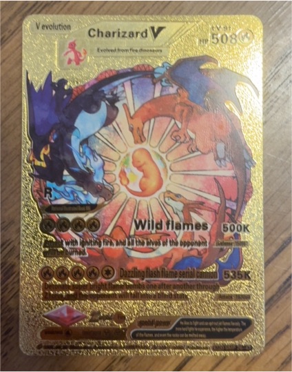 Pokemon Fan Art Charizard V Evolution SMP26-43 — front