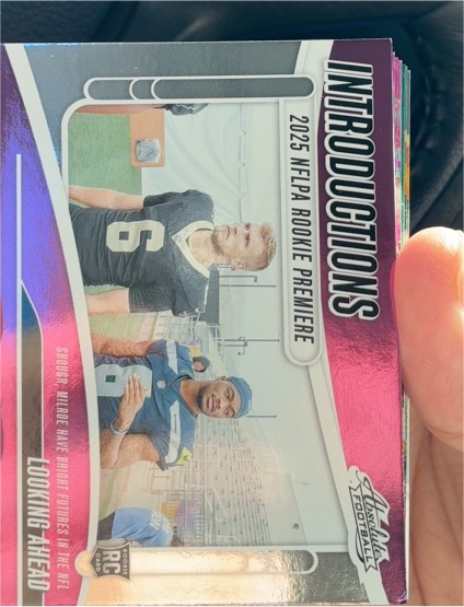 2025 Panini Absolute #I-TSH Tyler Shough & Jalen Milroe — front