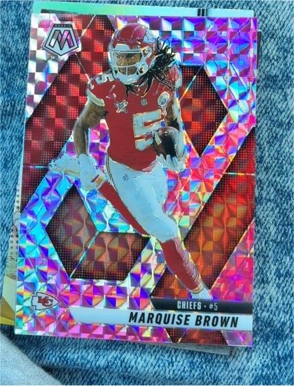 2025 Panini Mosaic #73 Marquise Brown — front