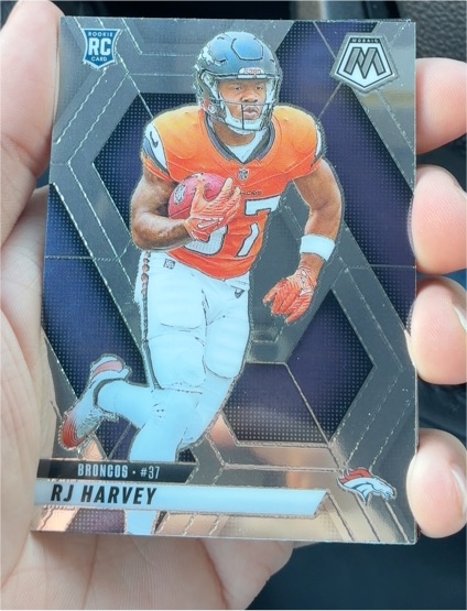 2025 Panini Mosaic #37 RJ Harvey — front