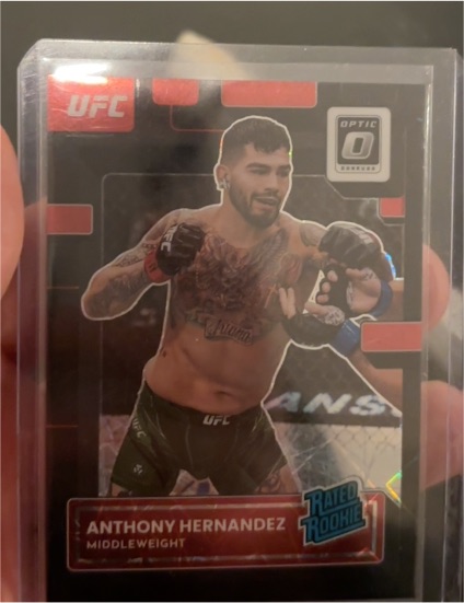 2023 Panini Donruss Optic UFC #110 Anthony Hernandez Rated Rookie — front
