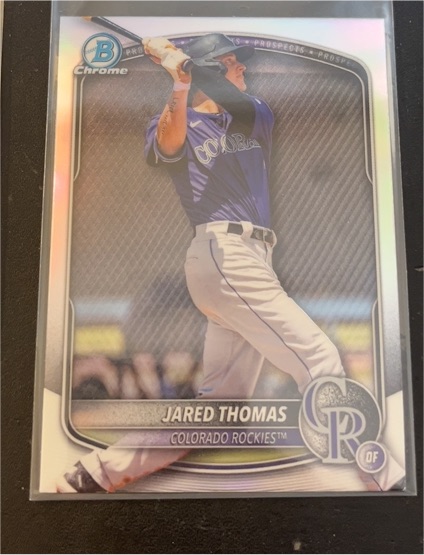 2025 Bowman Draft Chrome #BDC-147 Jared Thomas — front