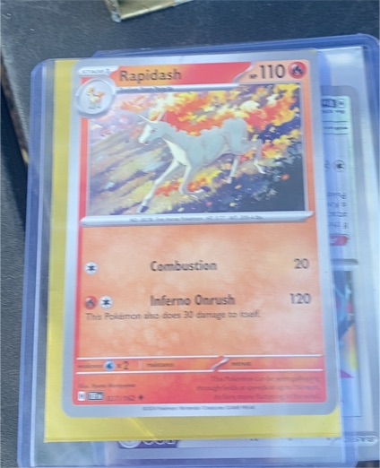 2024 Pokémon Scarlet & Violet Temporal Forces #027 Rapidash — front