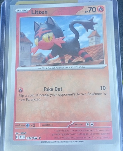 2024 Pokémon #032 Litten — front