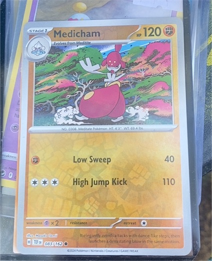 2024 Pokémon Scarlet & Violet: Temporal Forces #083 Medicham — front