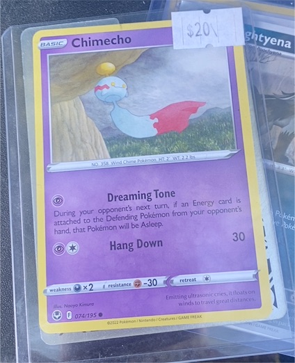 2022 Pokémon SWSH12 #74 Chimecho — front