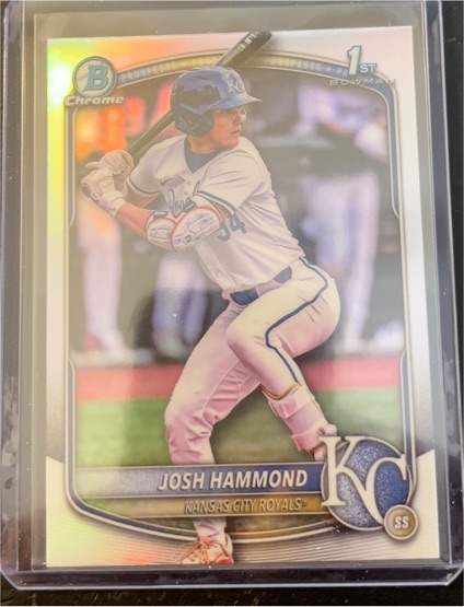 2025 Bowman Draft Chrome #BDC-185 Josh Hammond — front