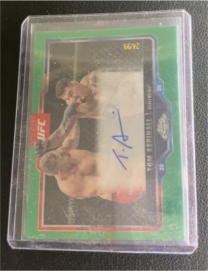 2025 Topps Chrome UFC #25 Tom Aspinall — front
