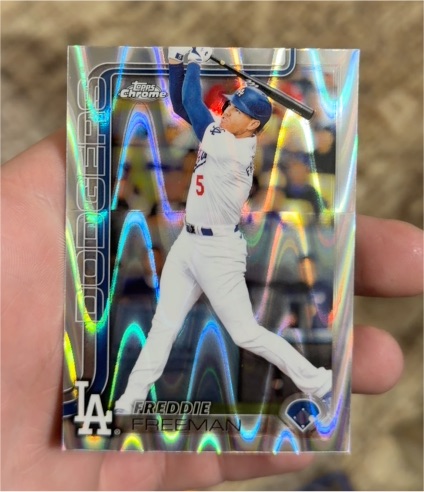 2025 Topps Chrome #23 Freddie Freeman — front