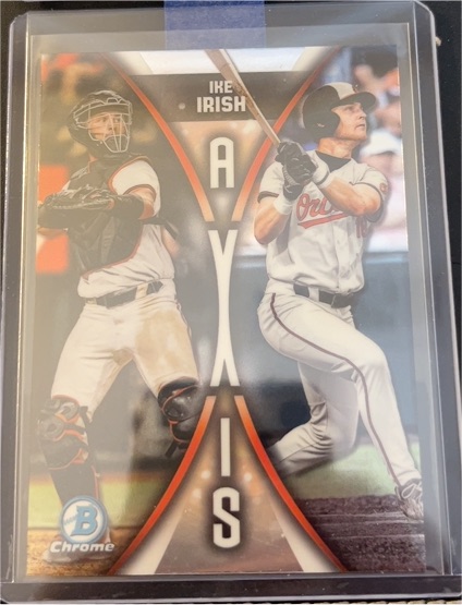 2025 Bowman Draft Chrome #A-9 Ike Irish Axis — front