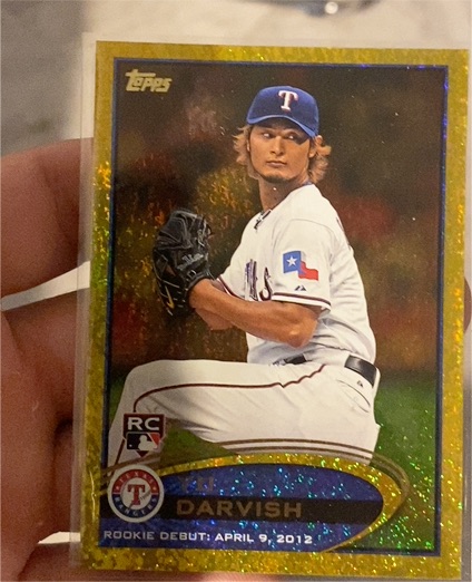 2012 Topps Update #US168 Yu Darvish — front