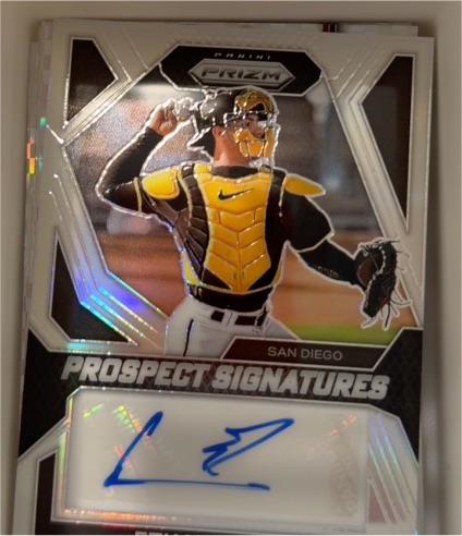 2024 Panini Prizm #PS-ES Ethan Salas Prospect Signatures — front