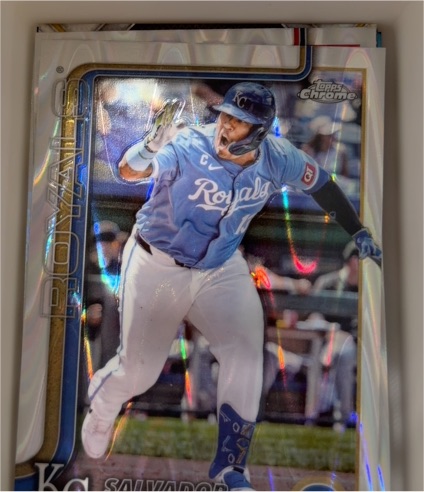 2025 Topps Chrome #114 Salvador Perez — front