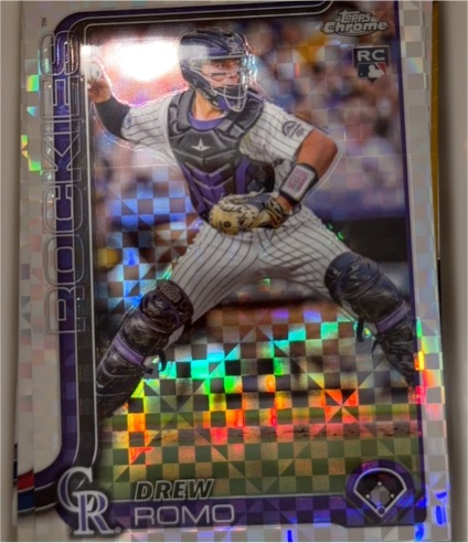2025 Topps Chrome #124 Drew Romo — front