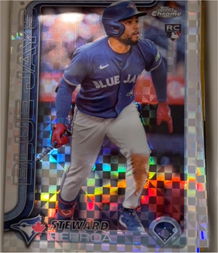 2025 Topps Chrome #163 Steward Berroa — front