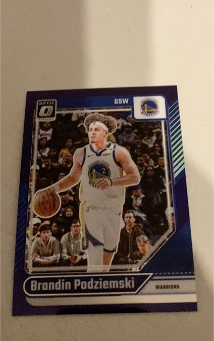 2024-25 Donruss Optic #36 Brandin Podziemski — front