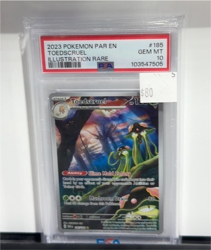2023 Pokémon Paradox Rift #185 Toedscruel Illustration Rare — front