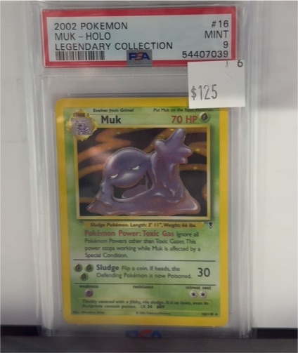 2002 Pokémon Legendary Collection #16 Muk Holo — front