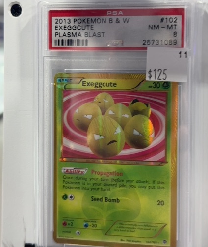 2013 Pokémon B&W Plasma Blast #102 Exeggcute — front