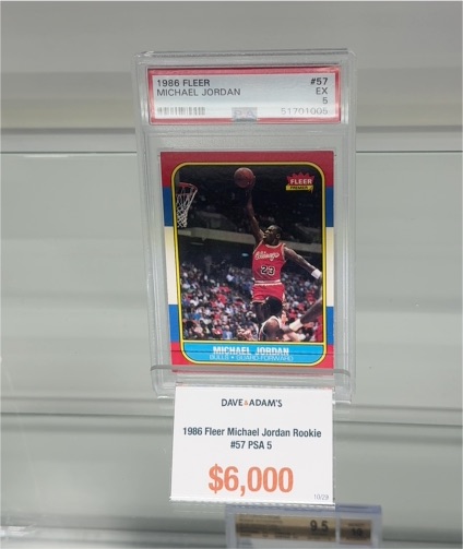 1986 Fleer #57 Michael Jordan — front