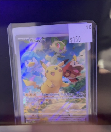 2023 Pokémon SVP EN-SV Black Star Promo #027 Pikachu — front