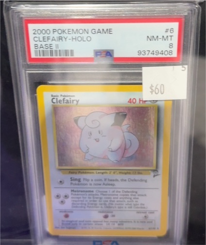2000 Pokemon Game #6 Clefairy Holo — front