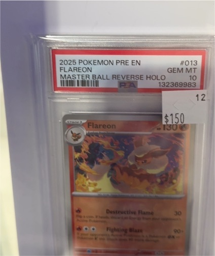 2025 Pokémon Prismatic Evolutions #013 Flareon — front