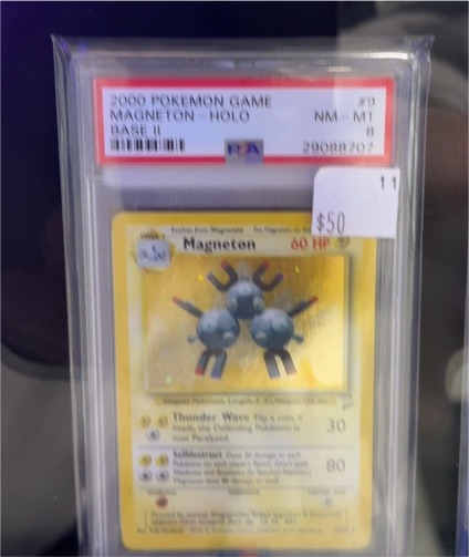 2000 Pokémon Game Magneton Holo #9 — front
