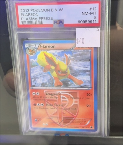 2013 Pokémon Black & White Plasma Freeze #12 Flareon — front