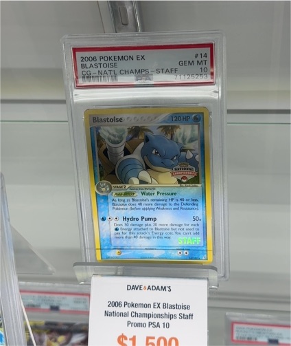 2006 Pokemon EX Crystal Guardians #14 Blastoise — front