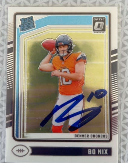 2024 Donruss Optic #209 Bo Nix — front