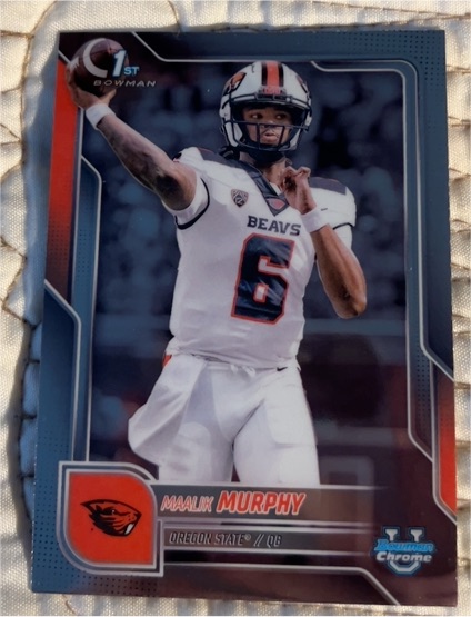 2025 Bowman Chrome University #179 Maalik Murphy — front